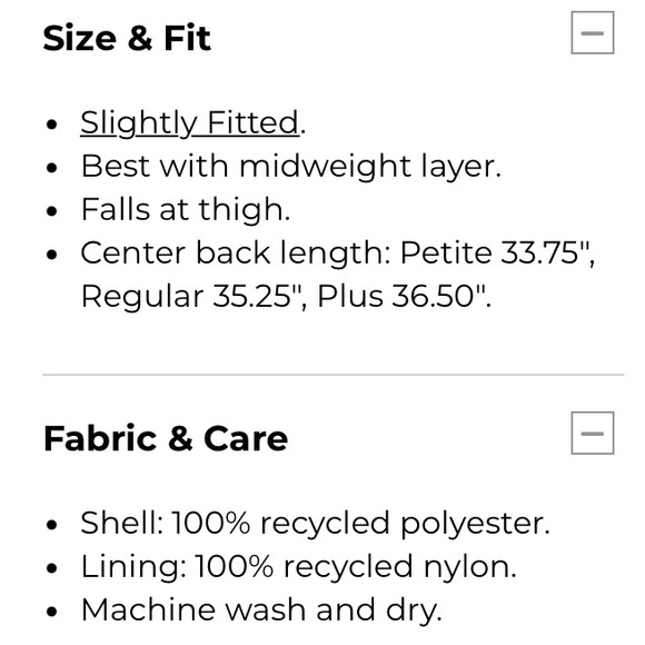 LL Bean Waterproof Ultralight Down Coat Jacket black plus size 1X new with tags - Picture 5 of 6